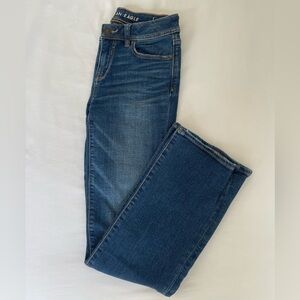 American Eagle kick boot jeans, medium/dark wash